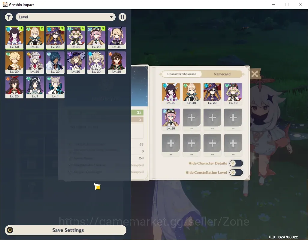 Genshin Impact Accounts Reroll ASIA|AR 32|1 Limited Columbina + 2Limit std Jean,Mona + chrSTD Amber,Fishcl Etc|MC 1