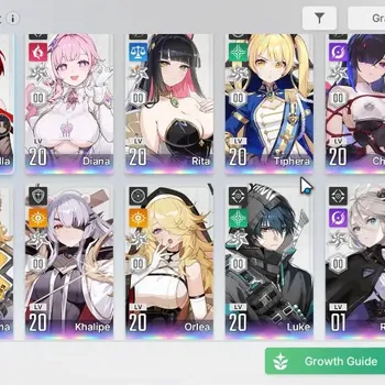 Chaos Zero Nightmare Accounts GLOBAL|Lv55|11 SSR(ArabellaM3+Sign,Diana,RitaM1,Tiphera,Cizuru,Hugo,Magna,Khalipe,etc) 1