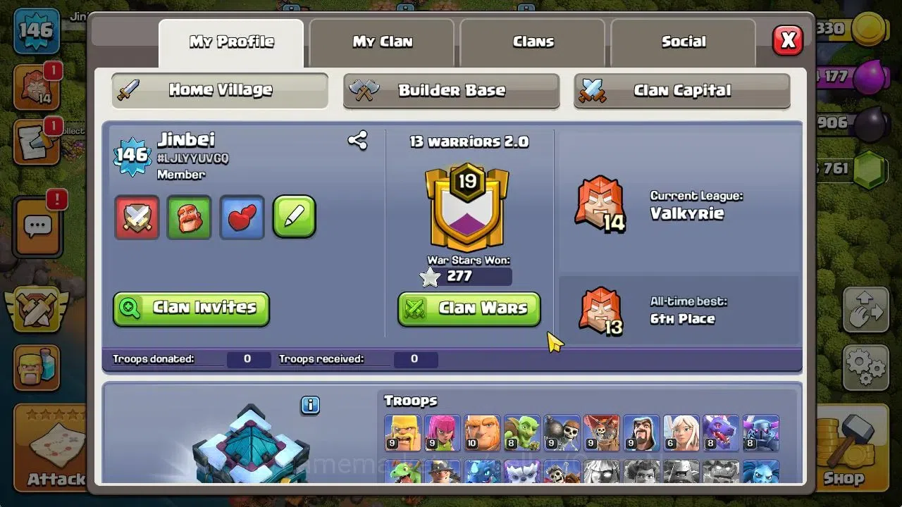 Clash of Clans Accounts TH 13-BH 9|LV 178|HH 7|BK 68,AQ 73,GW 50,MP 43,RC  image 3