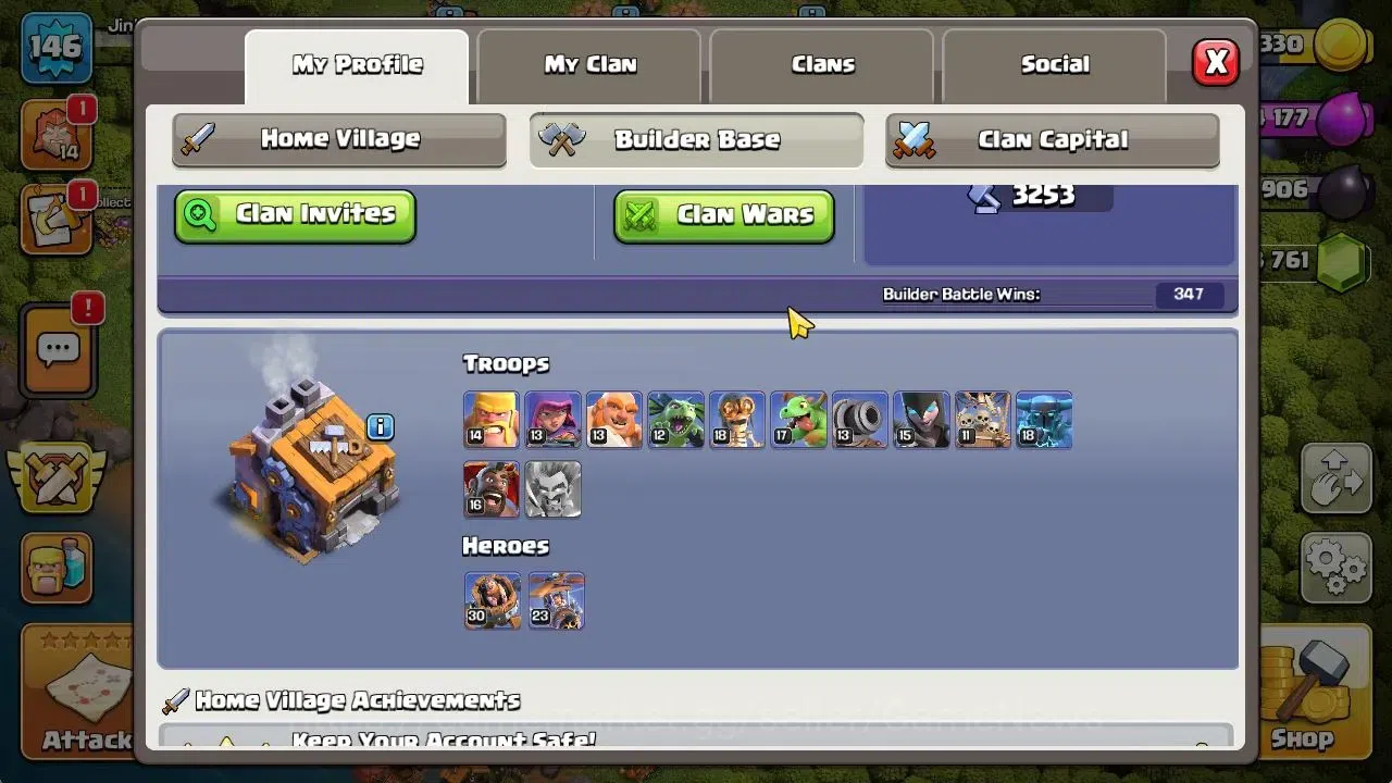 Clash of Clans Accounts TH 13-BH 9|LV 178|HH 7|BK 68,AQ 73,GW 50,MP 43,RC  image 6