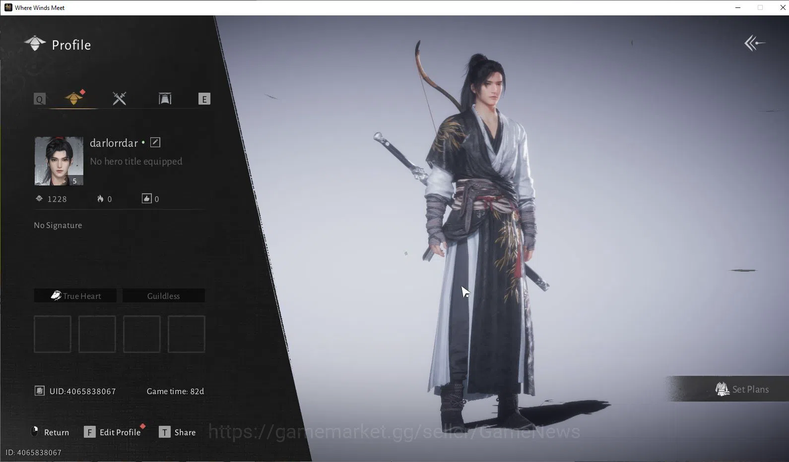 GLOBAL Lv5| Fresh Starter| 1 Harmoni Core, Anthem of Ages |GS 3700| Male Character |Log Netease|Check SS(WWM1015) Where Winds Meet Accounts GLOBAL Lv5| Fresh Starter| 1 Harmoni Core, Anthem image 1
