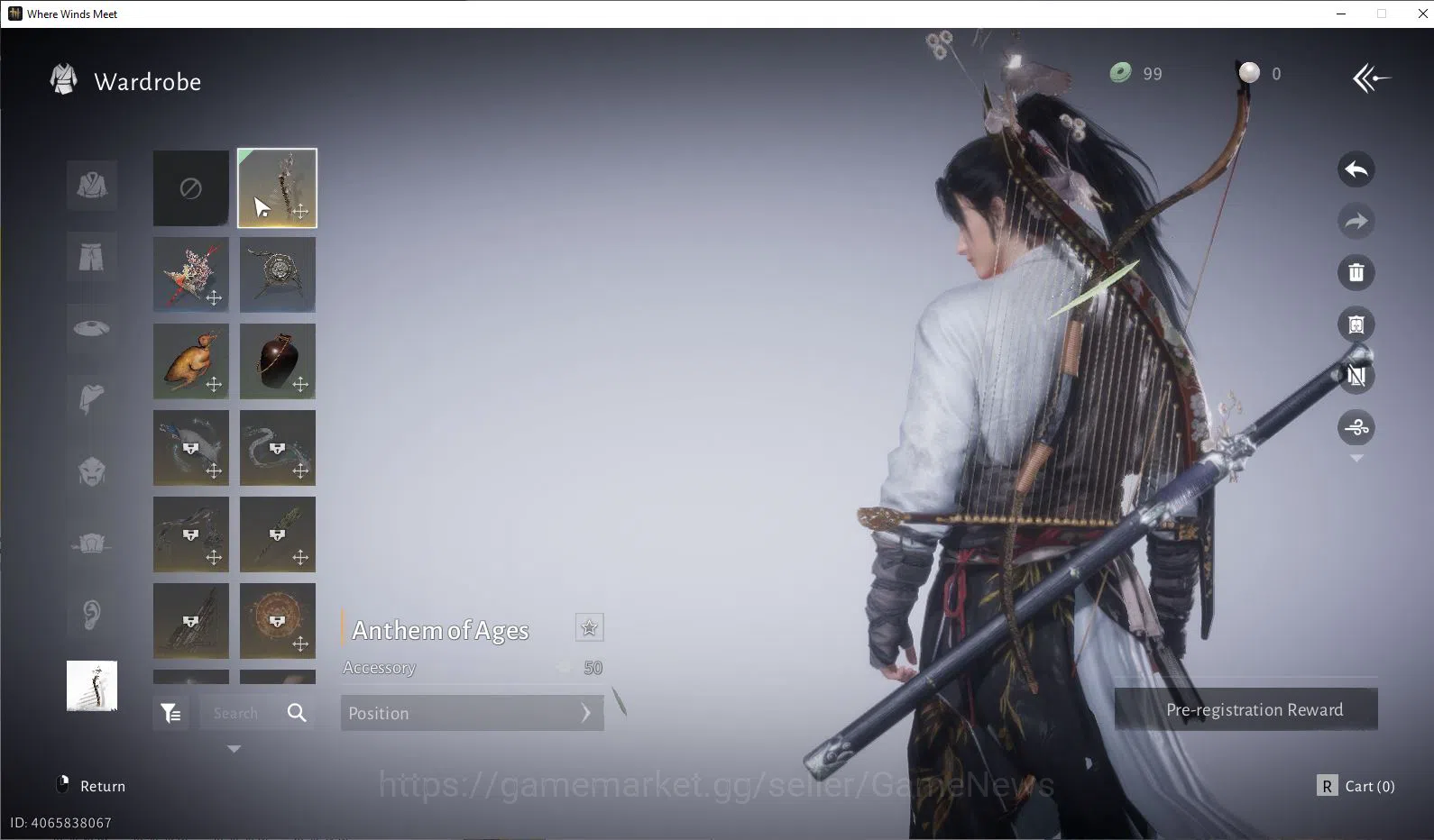 Where Winds Meet Accounts GLOBAL Lv5| Fresh Starter| 1 Harmoni Core, Anthem image 10