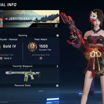 Blood Strike Accounts High-End ASIA|EternalUzi-Scorpius|10Legendary Guns |Gold IV Rank | L15 | Ultra Katya - Geisha Gear