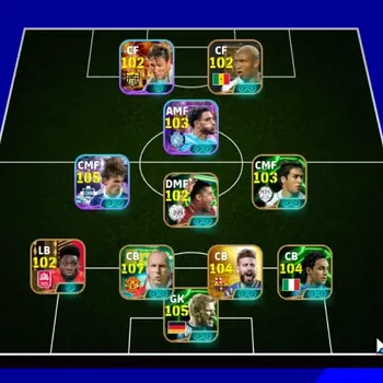 eFootball Accounts High-End Android|Power 3210|34 Epic Jaap Stam,Oliver Kahn,Alessandro Nesta,Grard Pique|18 Show Time Nico