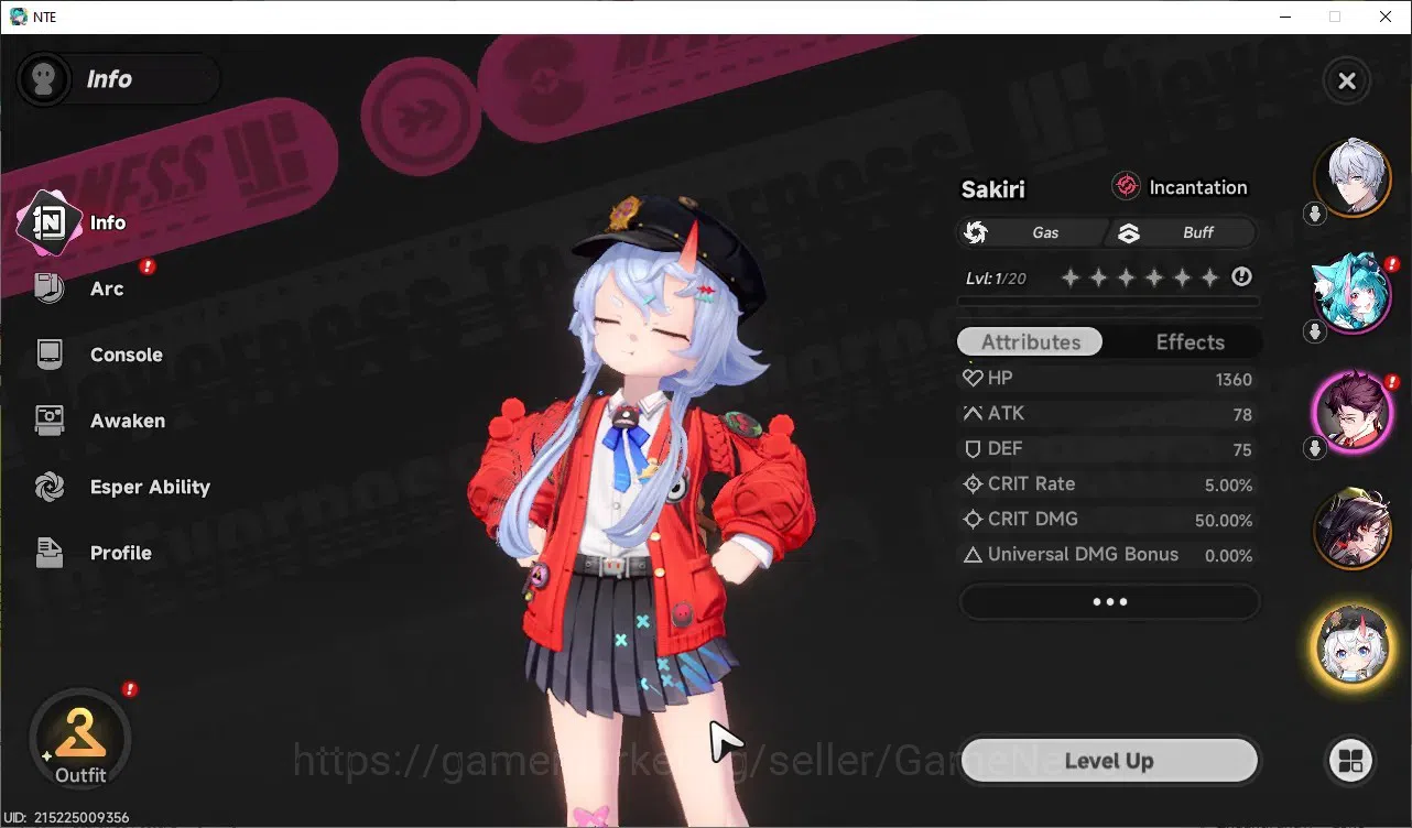 Neverness to Everness Accounts GLOBAL Europe|HL 3| 2 S-Class [Hotori,Sakiri] | 1  image 4