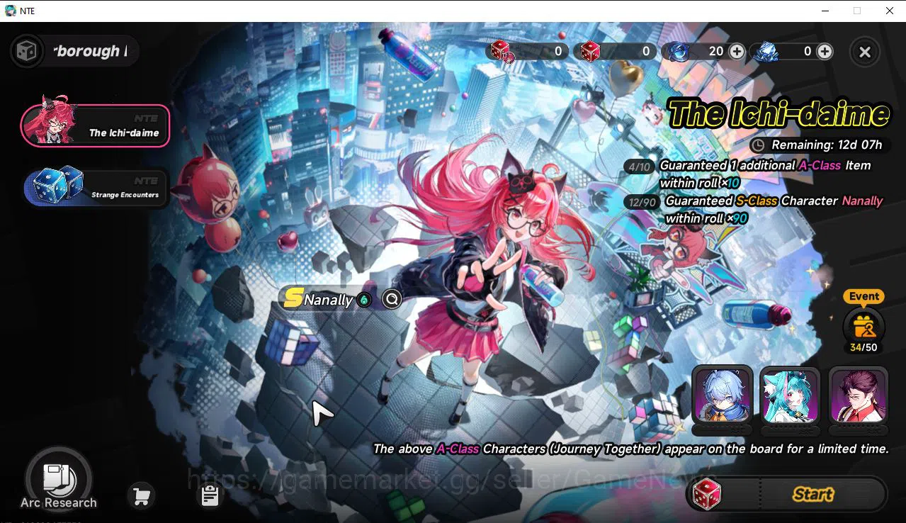 Neverness to Everness Accounts GLOBAL EU |HL 3|1 SSR Limited Nanally|1 S Arc|5 SR image 10