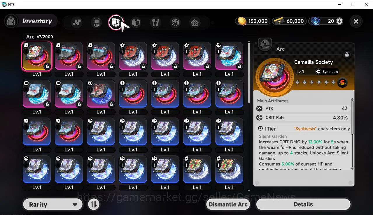 Neverness to Everness Accounts GLOBAL EU |HL 3|1 SSR Limited Nanally|1 S Arc|5 SR image 4