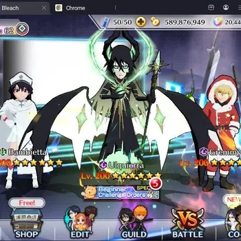 Bleach: Brave Souls Accounts Starter Global |115K BP+20K Orb|Fresh Story|Ulquiorra 11th,Gremmy Cm24,Bambietta TYBW23,Rangiku
