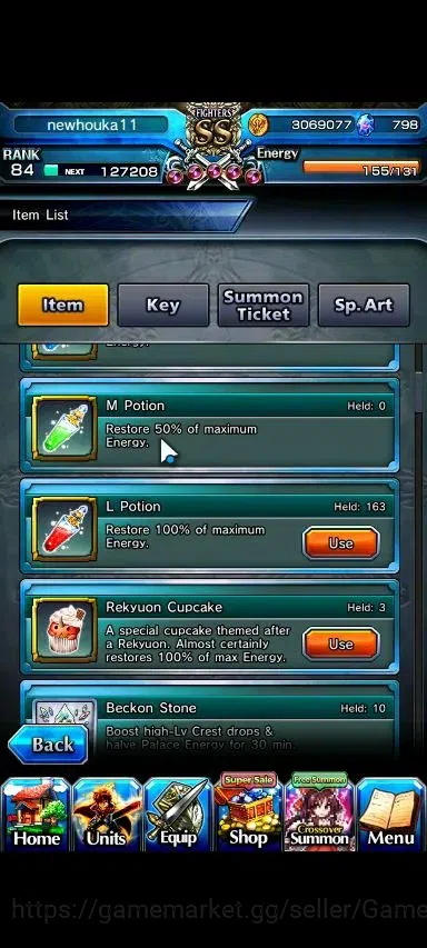 Grand Summoners Accounts Global|Rank 84|798 cc|7 Ascend+2 TW|(Inumuta,Selia image 2