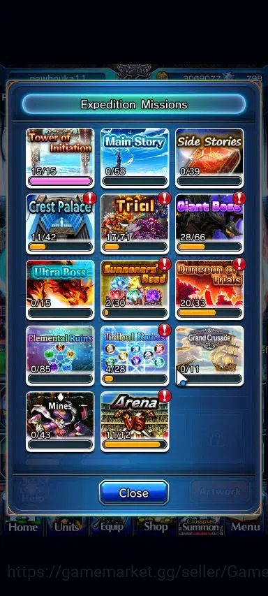 Grand Summoners Accounts Global|Rank 84|798 cc|7 Ascend+2 TW|(Inumuta,Selia image 6