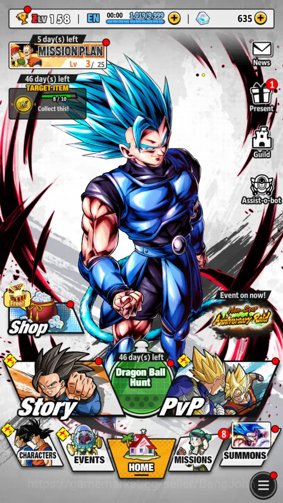 Dragon Ball Legends Accounts Android|Lvl 158|340M Total Power|635 CC|1 LR|5 UL| image 16