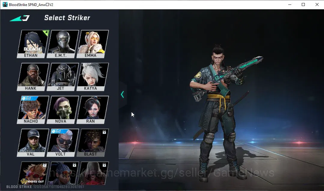 Blood Strike Accounts ASIA|ETERNAL COLLAB M1887-Netherflame,Ethan-Byakuy image 11