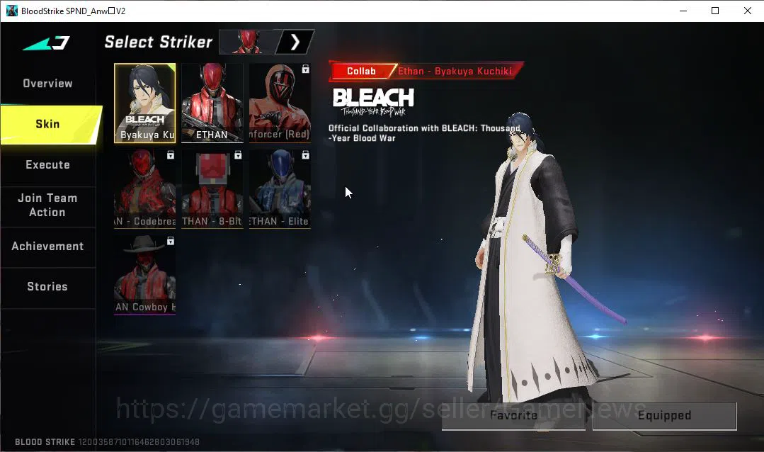 Blood Strike Accounts ASIA|ETERNAL COLLAB M1887-Netherflame,Ethan-Byakuy image 3