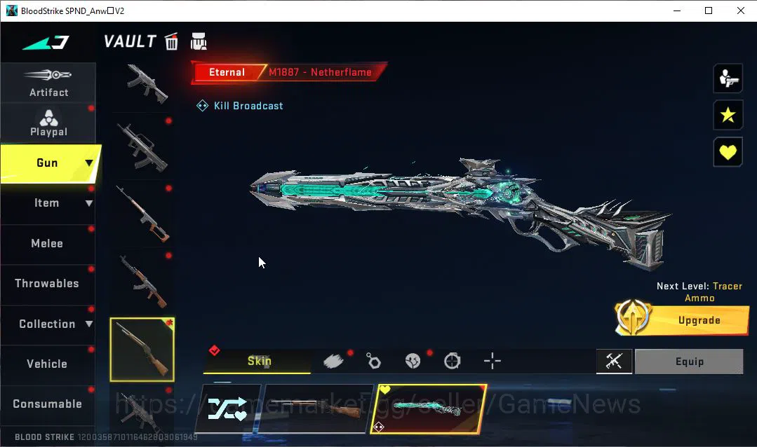 Blood Strike Accounts ASIA|ETERNAL COLLAB M1887-Netherflame,Ethan-Byakuy image 4