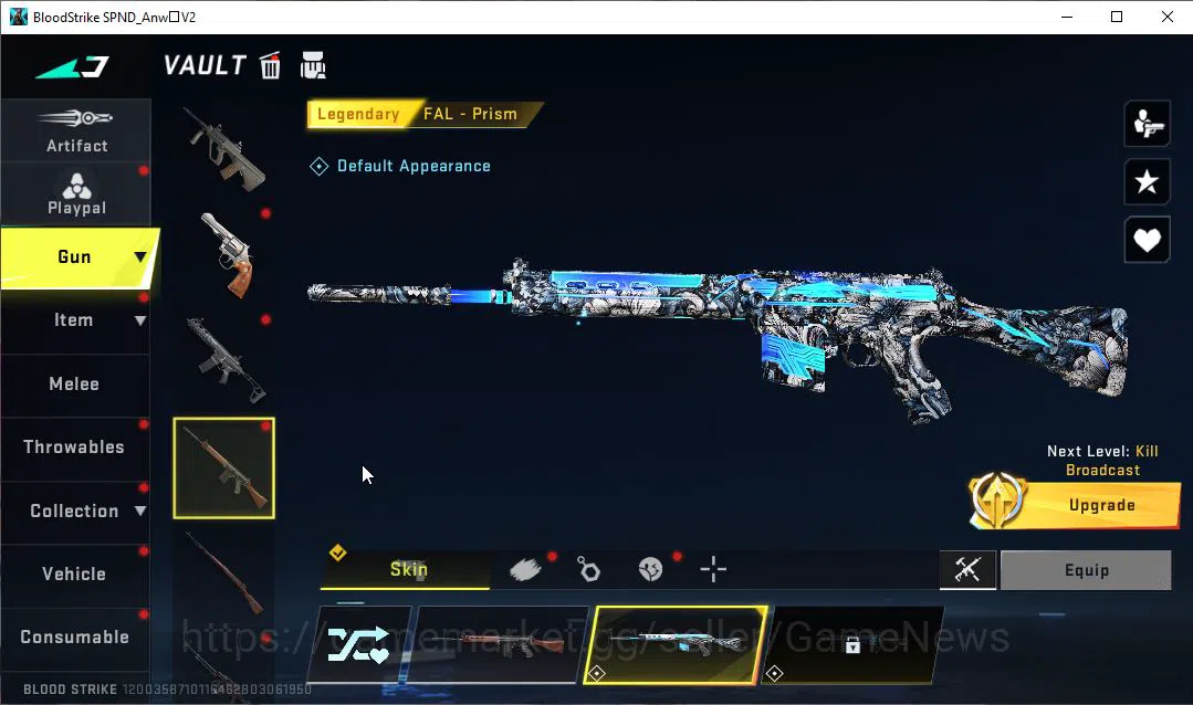 Blood Strike Accounts ASIA|ETERNAL COLLAB M1887-Netherflame,Ethan-Byakuy image 8