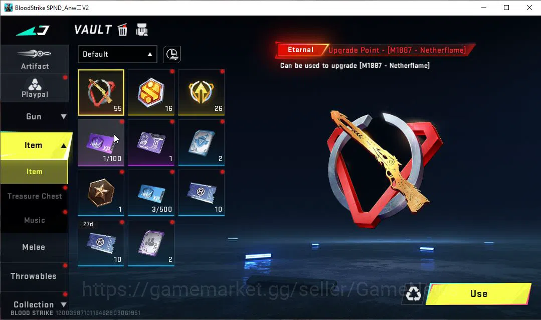 Blood Strike Accounts ASIA|ETERNAL COLLAB M1887-Netherflame,Ethan-Byakuy image 9