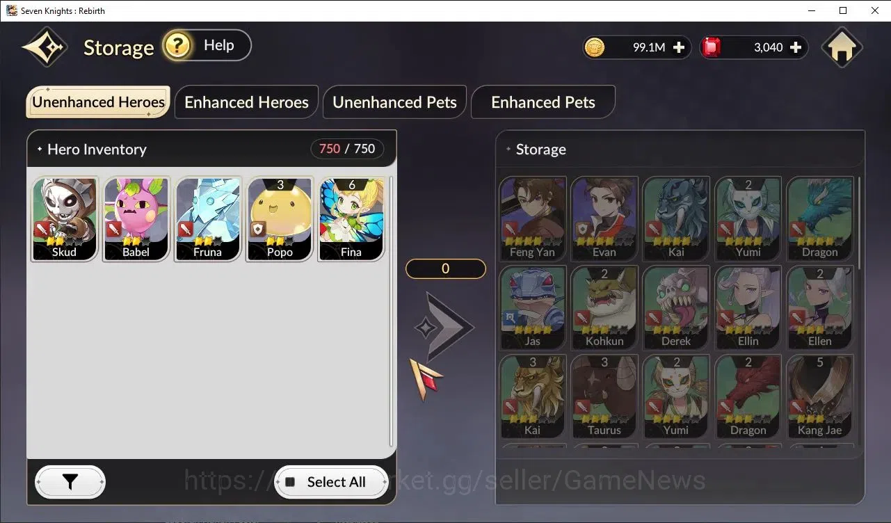 Seven Knights Re:Birth Accounts GLOBAL SEA|Full ex-7k[FaiTC1,RosieTC1,GelidusTC1,M image 14
