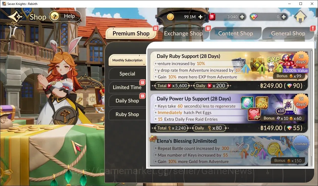 Seven Knights Re:Birth Accounts GLOBAL SEA|Full ex-7k[FaiTC1,RosieTC1,GelidusTC1,M image 4