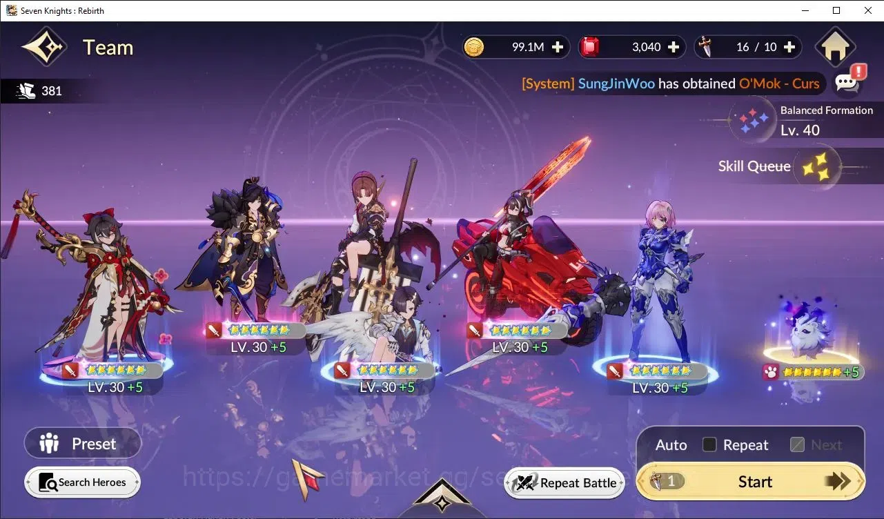Seven Knights Re:Birth Accounts GLOBAL SEA|Full ex-7k[FaiTC1,RosieTC1,GelidusTC1,M image 7