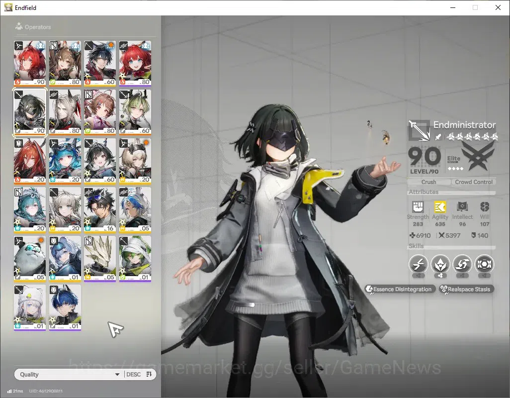 Arknights: Endfield Accounts ASIA|Lv 55|7 SSR (2 Limited) + 15 (*6 Weapon)|1 WP image 1