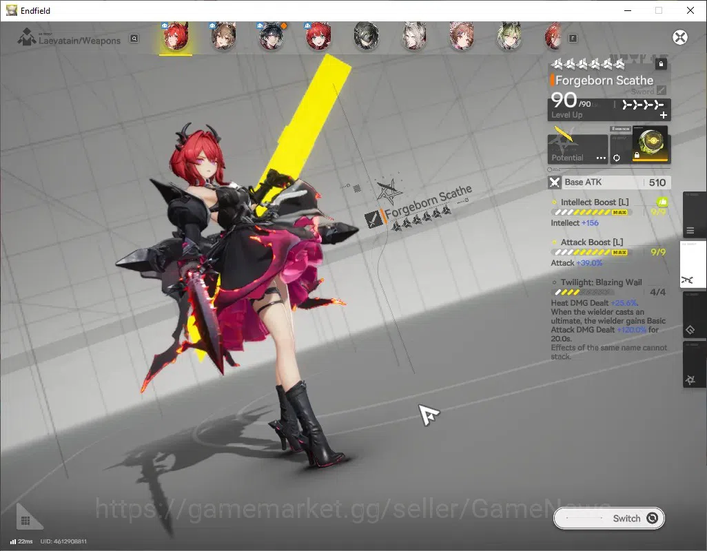 Arknights: Endfield Accounts ASIA|Lv 55|7 SSR (2 Limited) + 15 (*6 Weapon)|1 WP image 3