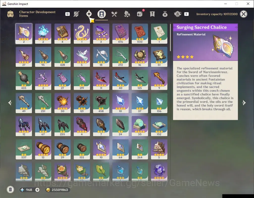 Genshin Impact Accounts ASIA|AR 57|PremTeam Skirk|15 Limit+9(*5Weap)|[Skir image 11