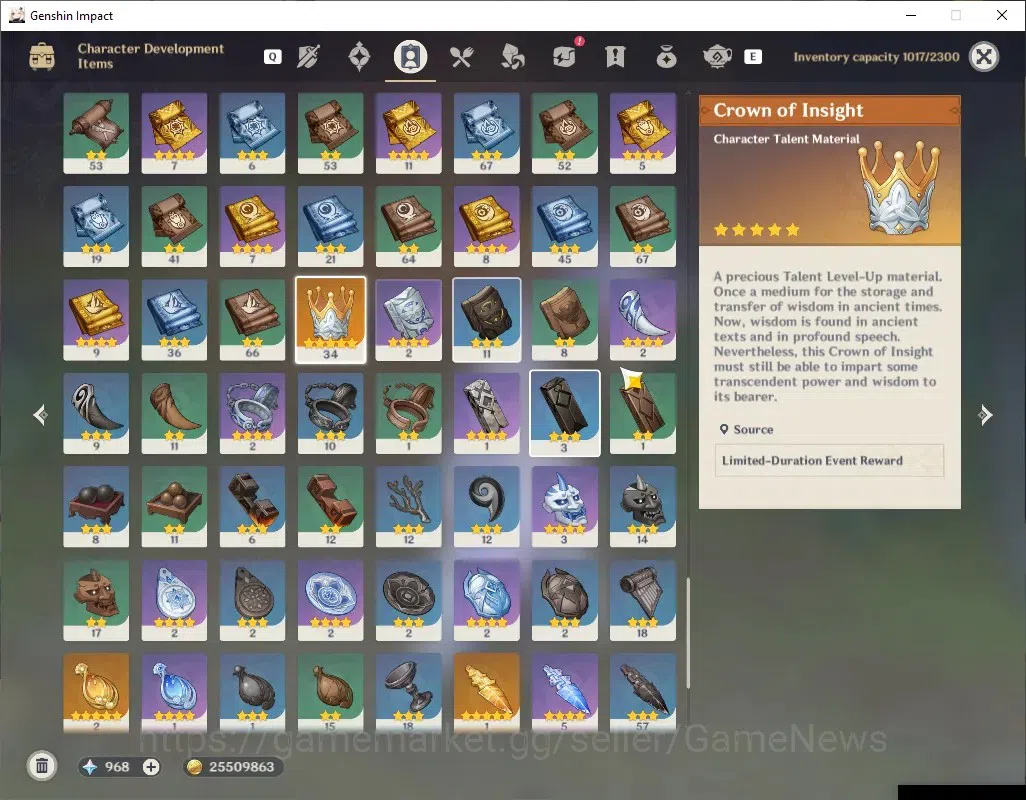 Genshin Impact Accounts ASIA|AR 57|PremTeam Skirk|15 Limit+9(*5Weap)|[Skir image 12