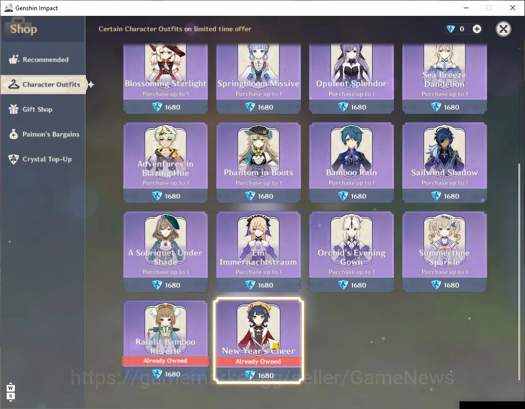 Genshin Impact Accounts ASIA|AR 57|PremTeam Skirk|15 Limit+9(*5Weap)|[Skir image 19
