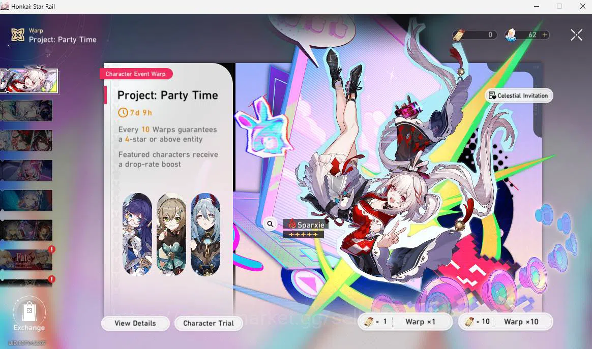 Honkai Star Rail Accounts ASIA|TL70|12 limit|DanHEng PT,Sunday,Saber<hyacine image 4