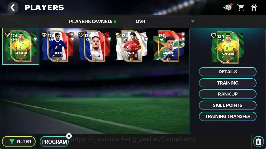 EA SPORTS FC Mobile Accounts OVR 126/64B Value|Starting 11 Meta Full EVO(Dembel image 18