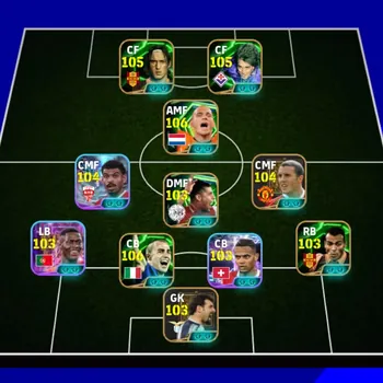 eFootball Accounts High-End Kolektif 3218 batistuta x Toti x sneydyer x Canvaro x o'shea + 4 manager booster