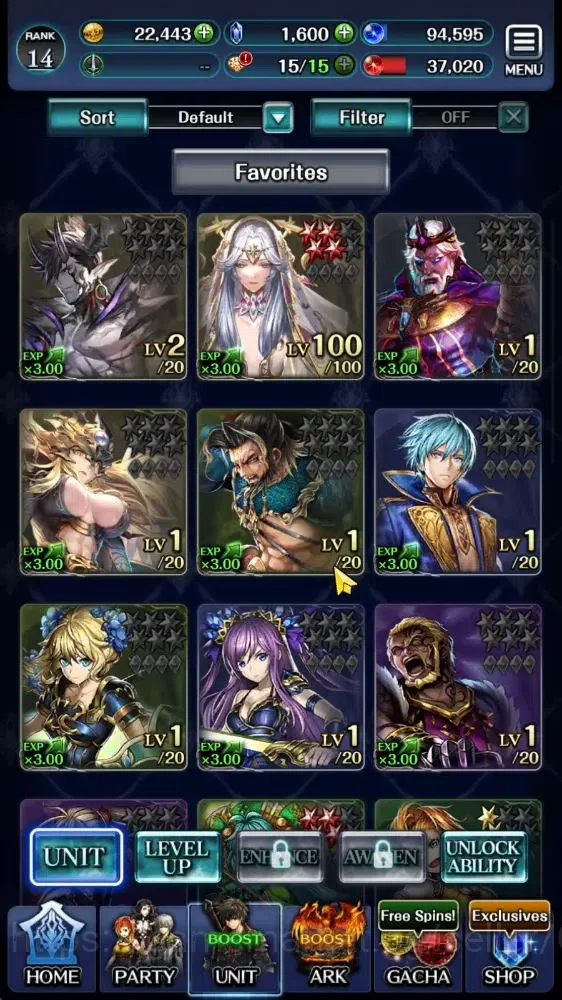 Last Cloudia Accounts Endgame GLOBAL|Rank 14|Top Tier Unit|Demon Lord Judecca Samekh,G Lilaha,KOG Mauna,Vayne,Lenius,Etc|2 1