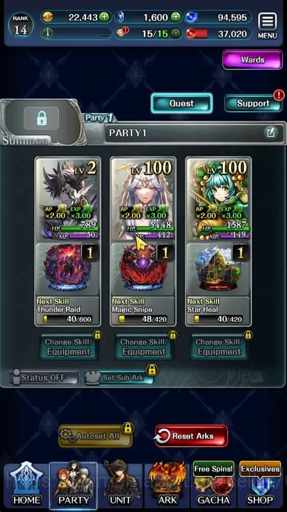 Last Cloudia Accounts Endgame GLOBAL|Rank 14|Top Tier Unit|Demon Lord Judecca Samekh,G Lilaha,KOG Mauna,Vayne,Lenius,Etc|2 4