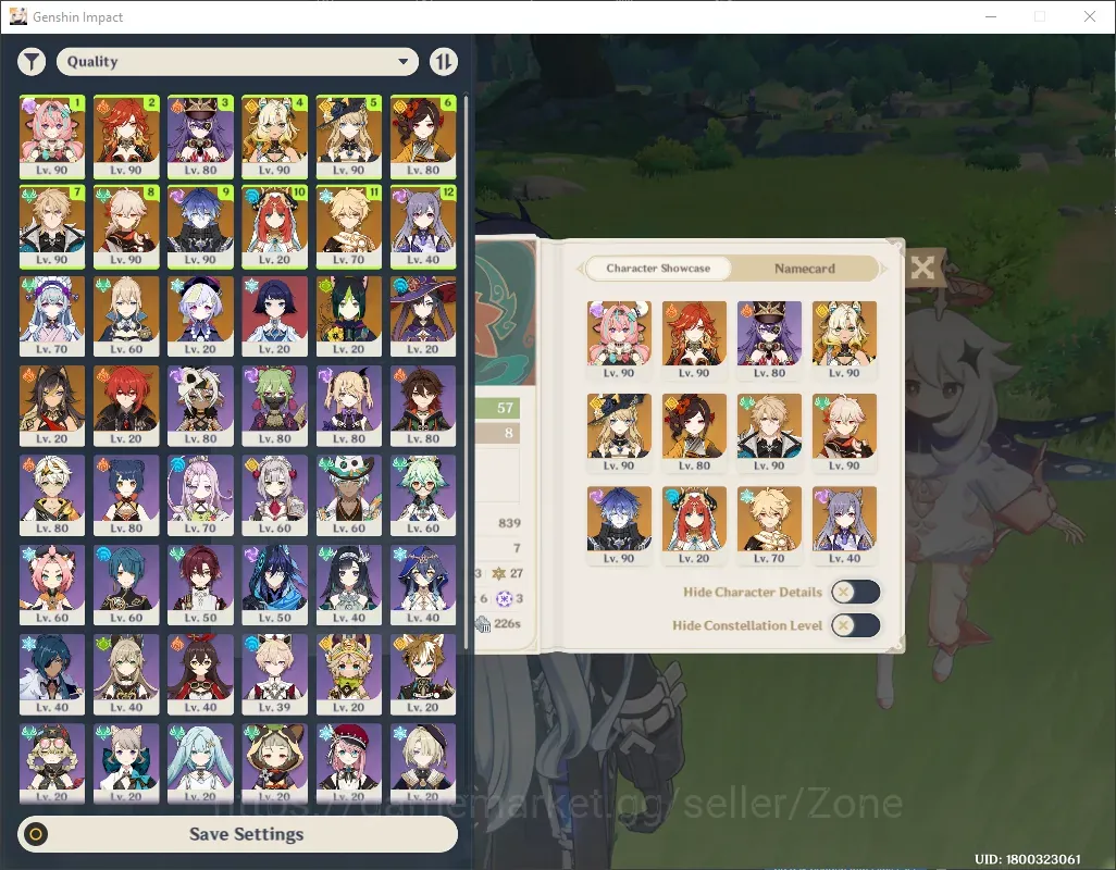 Genshin Impact Accounts Others ASIA|AR 57|9 Limited+Prem Varesa(6*5 Wpn+Sign 1