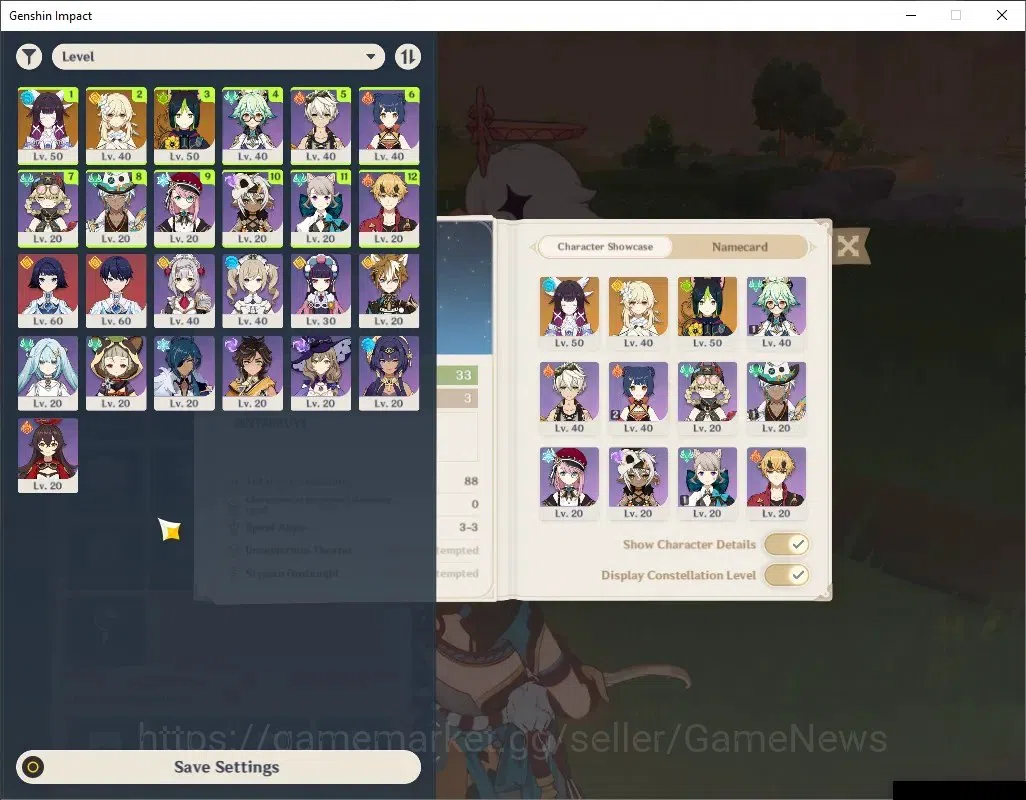 Genshin Impact Accounts ASIA |AR 33 |1 Limited+1 (*5 Standard) |Columbina  image 2