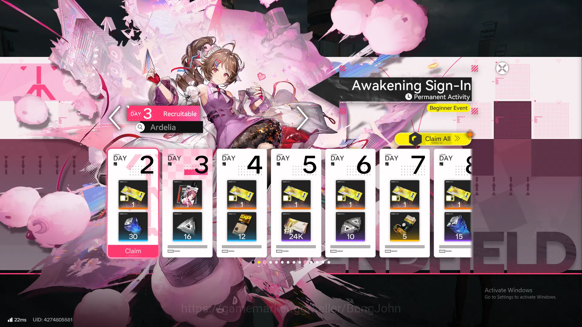 Arknights: Endfield Accounts Starter Fresh |ASIA| New Horizons On | 6-Star Laev image 2