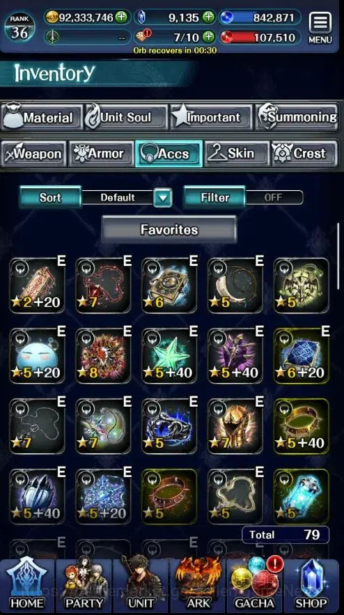 Last Cloudia Accounts GLOBAL|R35 MIDGAME|4 Unit PAID EQ|Best Unit Collan image 18