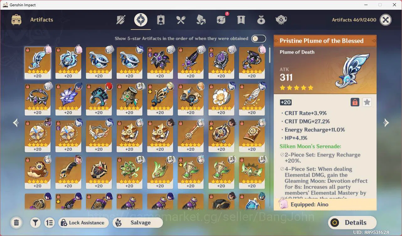 Genshin Impact Accounts ASIA|AR 56|Reuni ON|7 linmit|Neuvillette,Zibai,Fur image 10