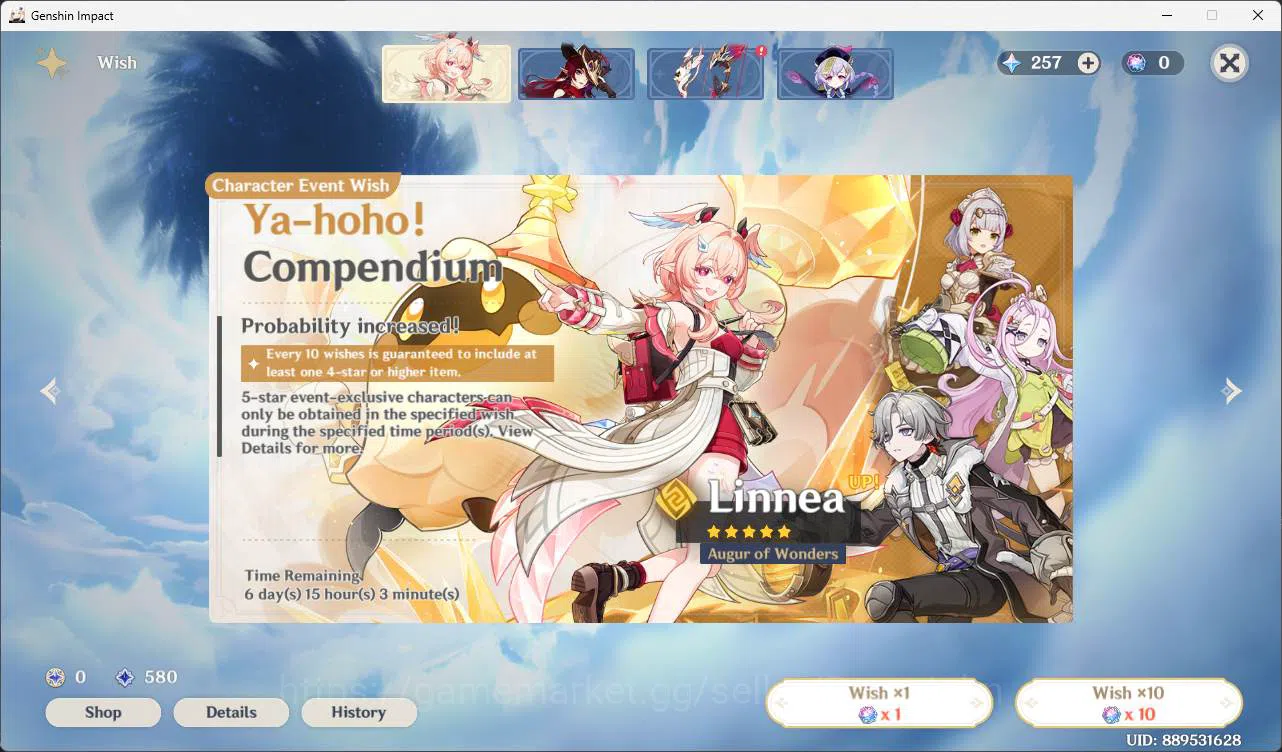 Genshin Impact Accounts ASIA|AR 56|Reuni ON|7 linmit|Neuvillette,Zibai,Fur image 3