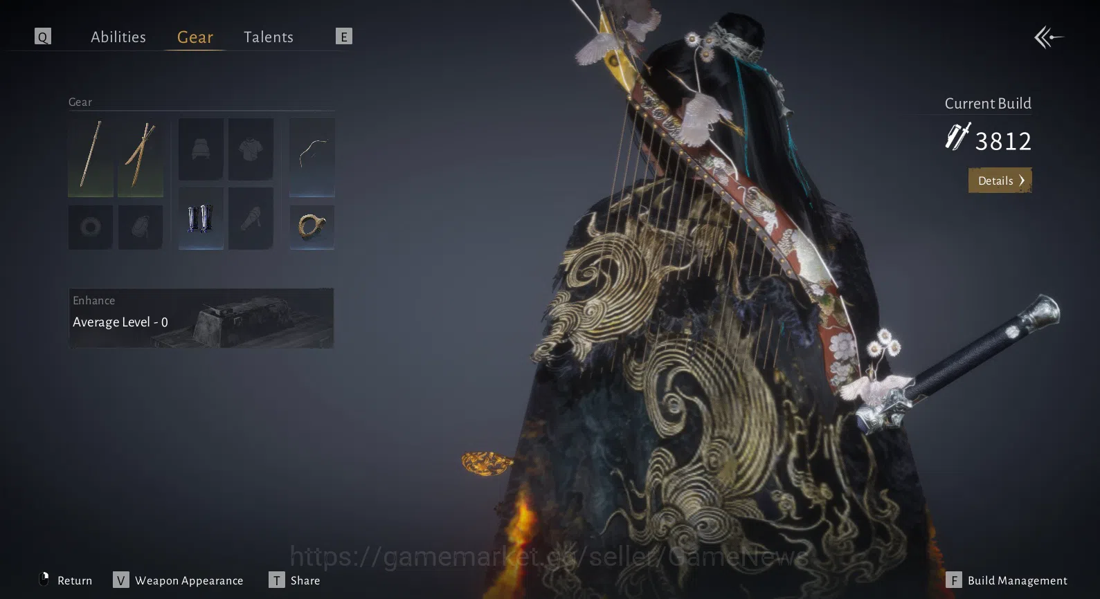 Where Winds Meet Accounts GLOBAL | Level 5 | Blazing Passes Cape Skin | Male MC | Low Explore | GS 3812 | NetEase |CheckSS 6