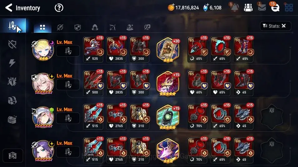Epic Seven Accounts GLOBAL Unverif|New Era|13 ML(Rhianna&Luciella,BAru image 12