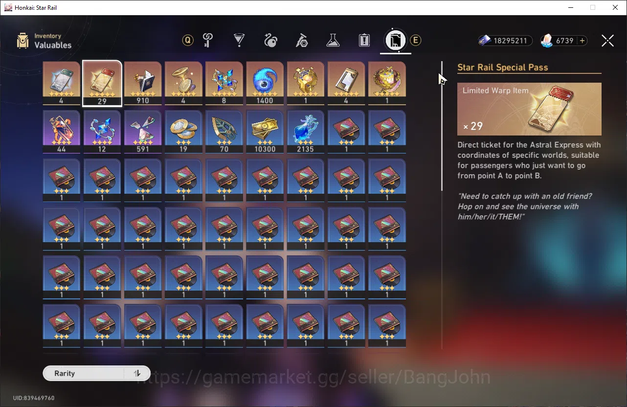 Honkai Star Rail Accounts ASIA | TL 61 | 6 Limit | The Herta E1 + Sign | Dan image 11