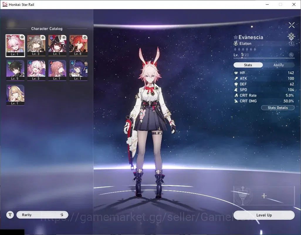 Honkai Star Rail Accounts Asia|TL 3|1409 Stellar Jade|2 Limited| Evanescia,  image 4