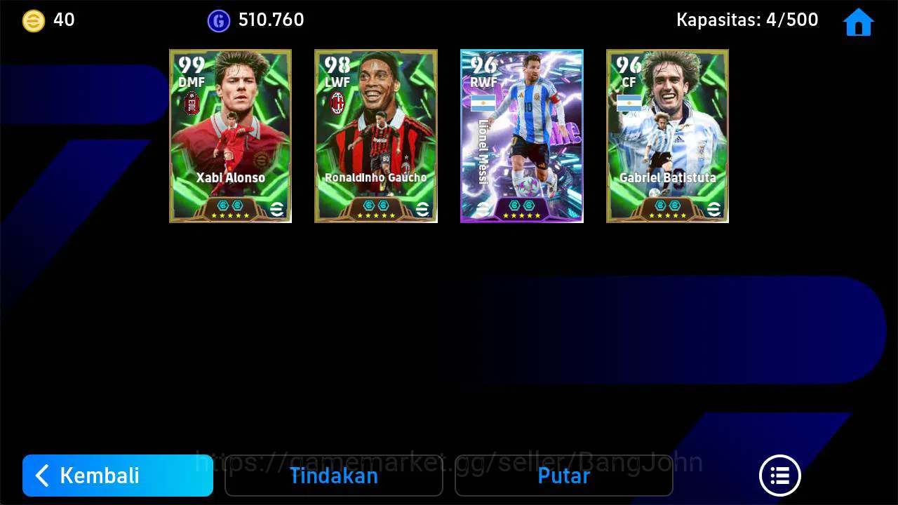 eFootball Accounts Power 3059, Xabi Alonso epic new, Ronaldinho epic  image 2
