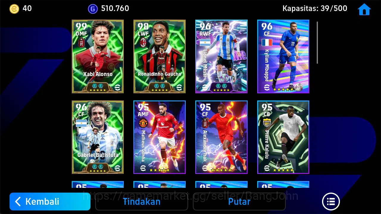 eFootball Accounts Power 3059, Xabi Alonso epic new, Ronaldinho epic  image 3