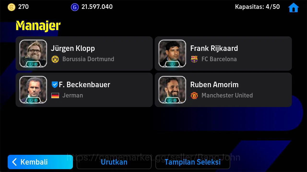 eFootball Accounts Power 3149, Totti epic, L messi barca, guti epic,  image 4