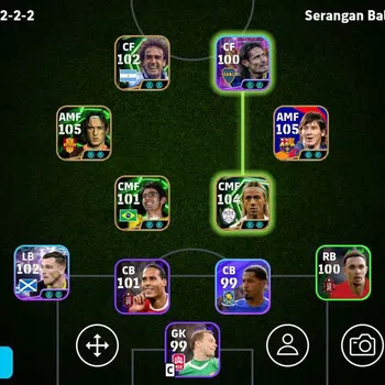 eFootball Legends & Iconic Players Power 3149, Totti epic, L messi barca, guti epic,  image 1