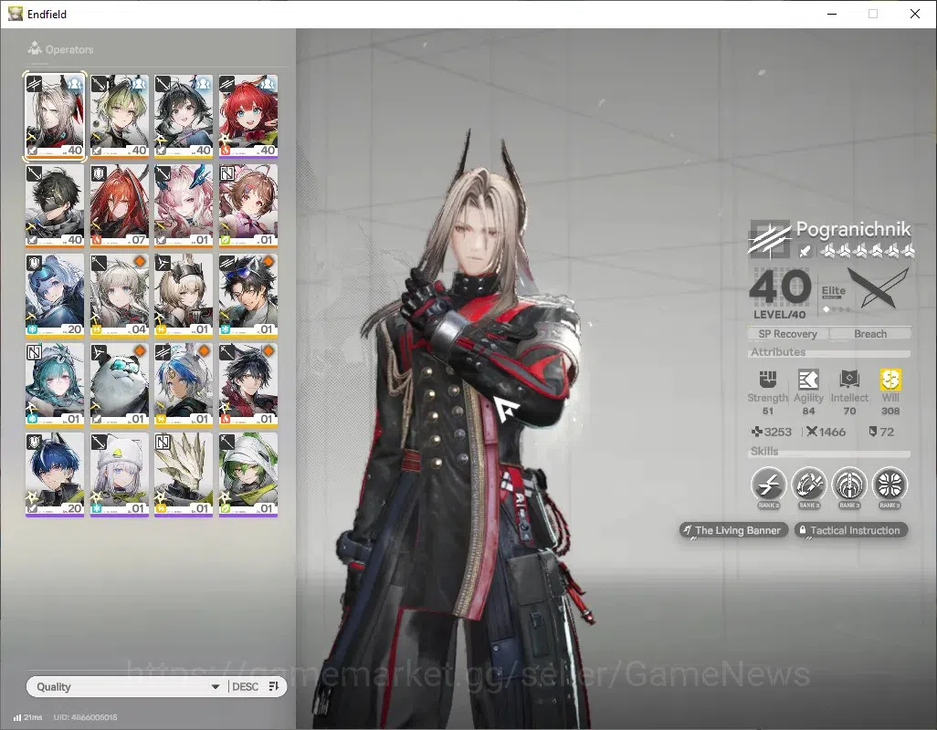 Arknights: Endfield Accounts ASIA|Lv 29|5 SSR(1 Limit) + 4 (*6 Weapon)|Mi Fu|Se image 3