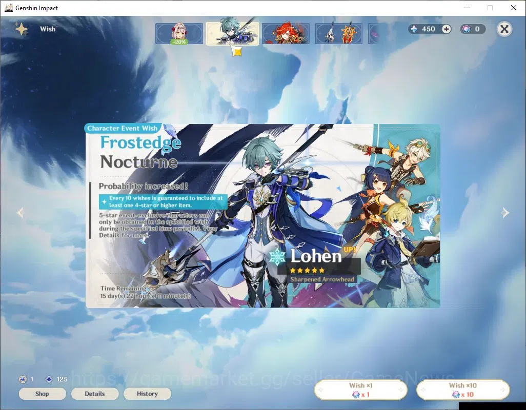 Genshin Impact Accounts ASIA|AR 37|1 Limited + 1 (*5 Weapon)|Mavuika|Lost  image 7