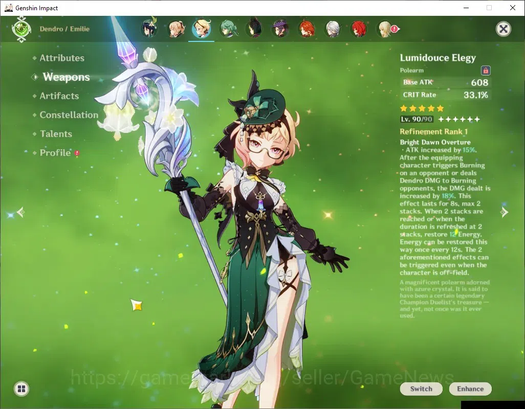 Genshin Impact Accounts Asia|AR60|19Limit+9(*5Wp)|PremTim Check SS|Neuvil, image 8
